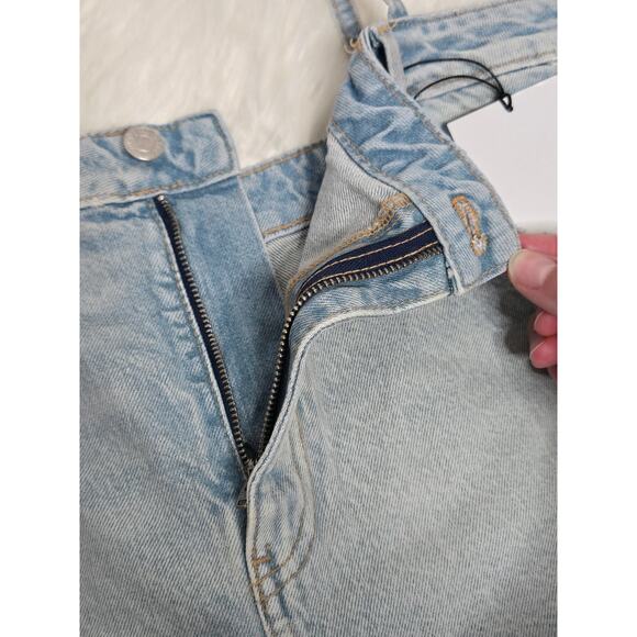 Zara Denim Skirt Effect Sleeveless Crop Top NEW Women's XL - Picture 5 of 12